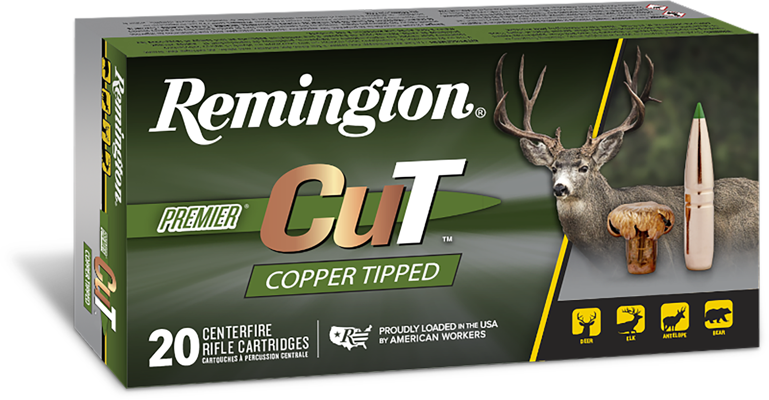 Remington Ammunition R22343 Premier  30-06Springfield 165gr 20 Per Box/10 Case