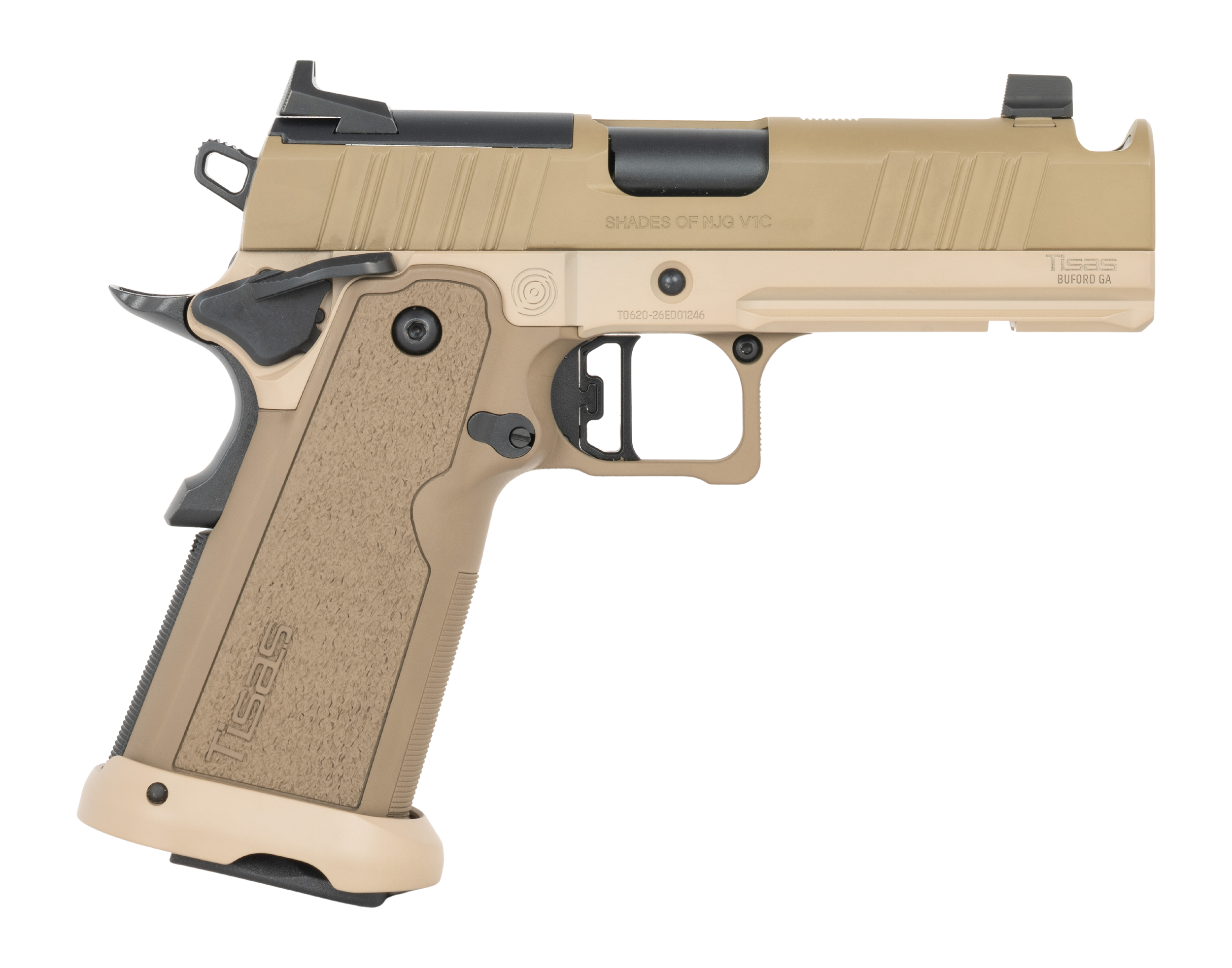TISAS 12500022NJGV1C CARRY 9 9MM 4.25  17R FDE