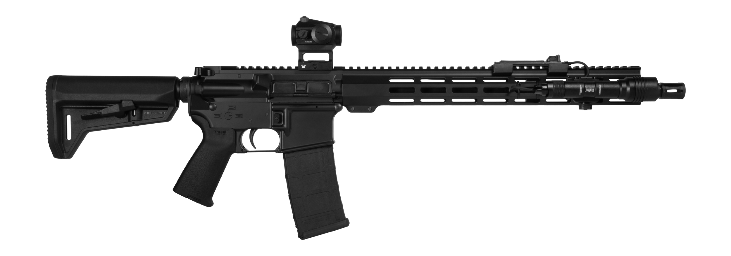 Shark Coast Tactical SCTARMCC Midnight Bundle *CA Compliant 5.56 NATO 10+1 16" Black Melonite Threaded Barrel, Black Cerakote Aluminum Receiver w/Picatinny Rail, M-LOK Handguard, Magpul MOE SL Black P