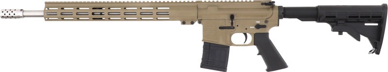GLFA AR15 450 BUSHMASTER 18" S/S BBL FLAT DARK EARTH