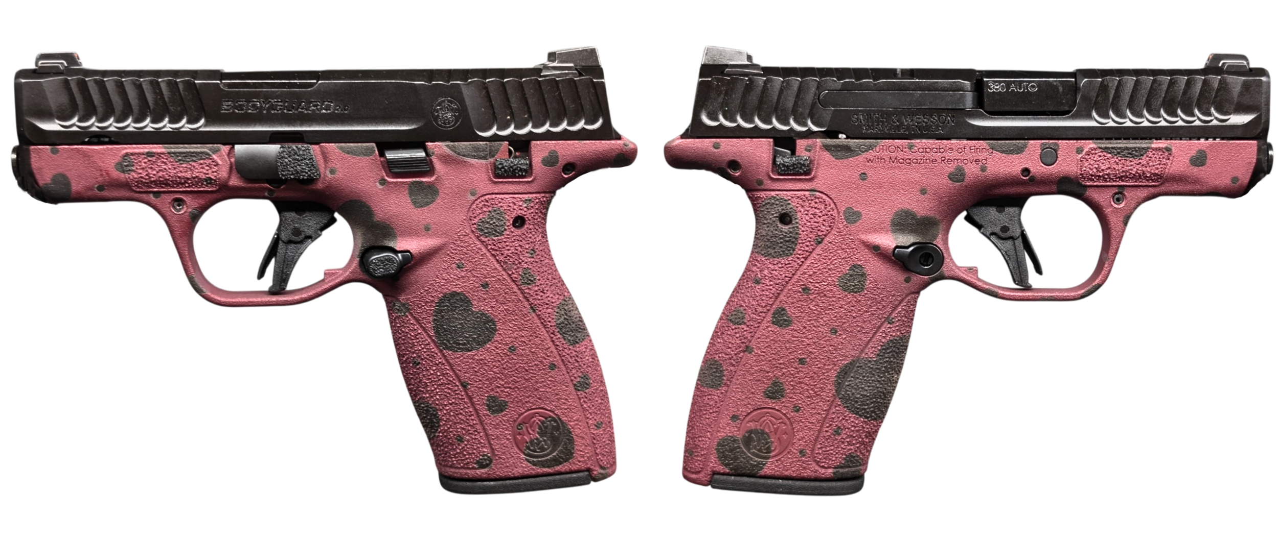 Smith & Wesson Bodyguard 2.0 Cranberry Hearts 380 ACP 2.75" 12rd Pistol