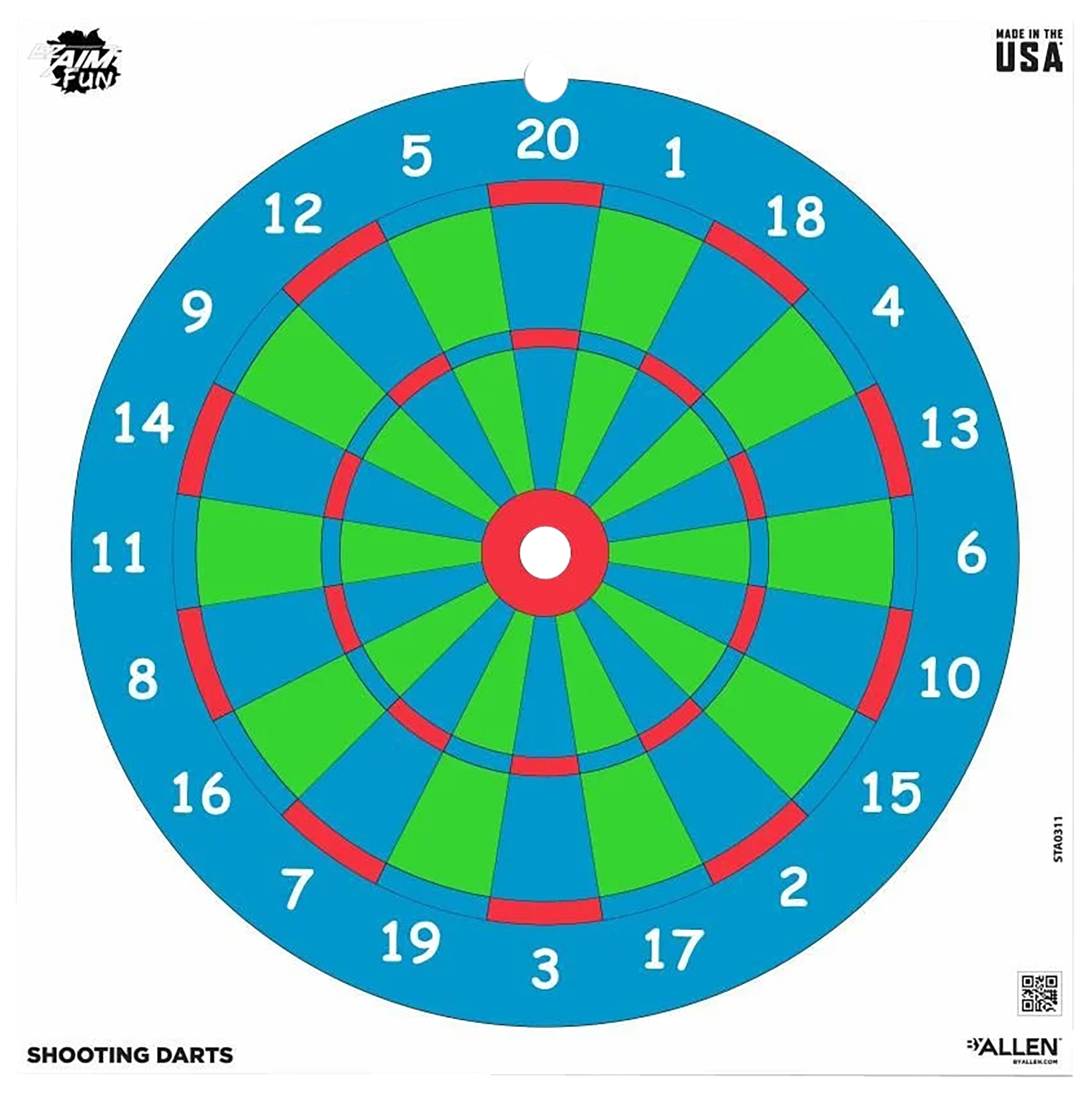 EZ-Aim 15640 Triggering More Fun  Wall Paper Handgun Works w/Handgun/Shotgun/Airsoft Gun/BB Guns/Pellet Gun 12 x 12 Multi-Color 9 Pack