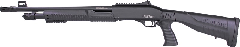 IVER JOHNSON PUMP 12GA 3" 18" CYL BLUED QD PISTOL GRIP STOCK