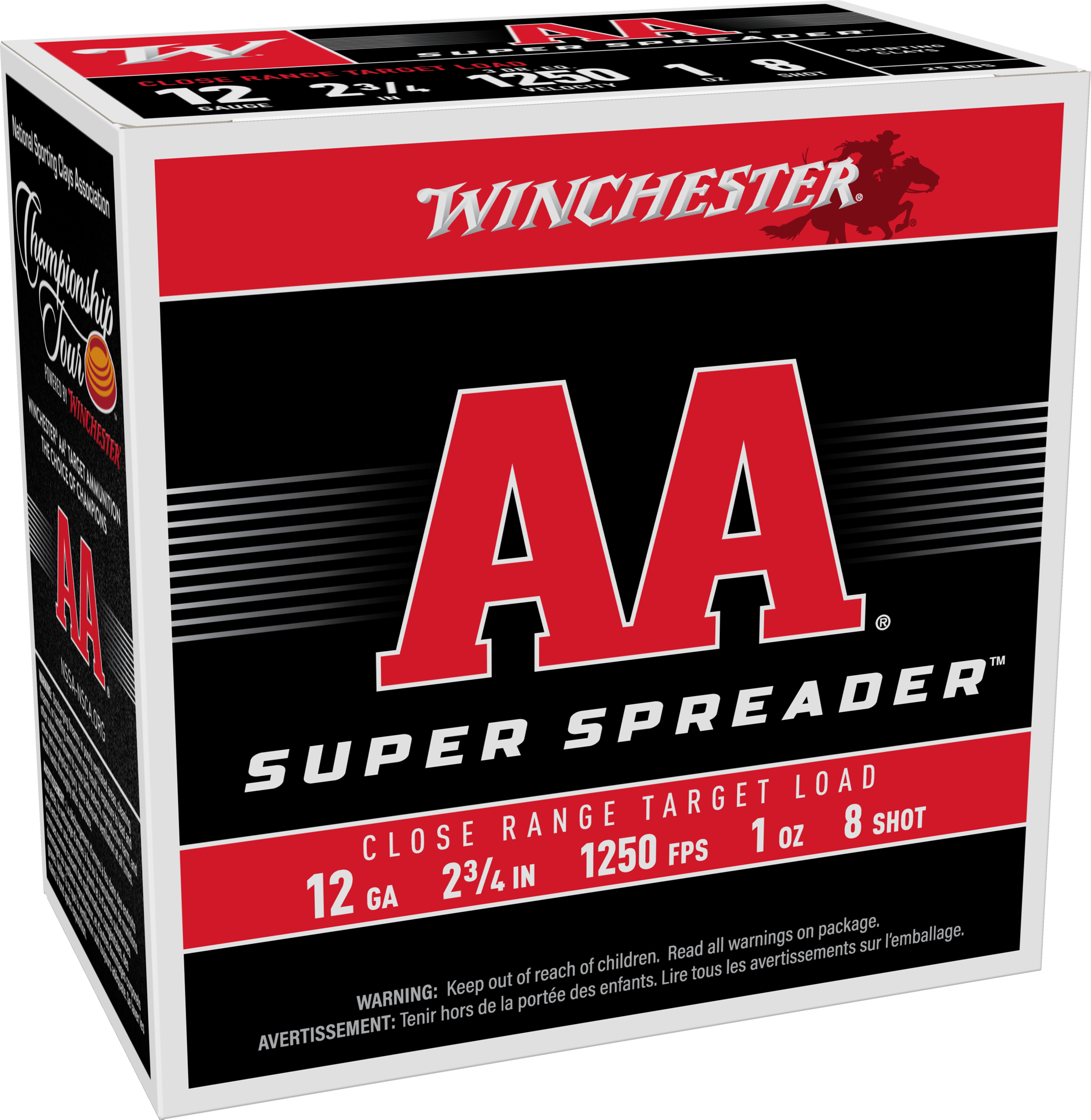 WIN AASL128  12G 2-3/4" #8 AA SPREADER 1     25/10