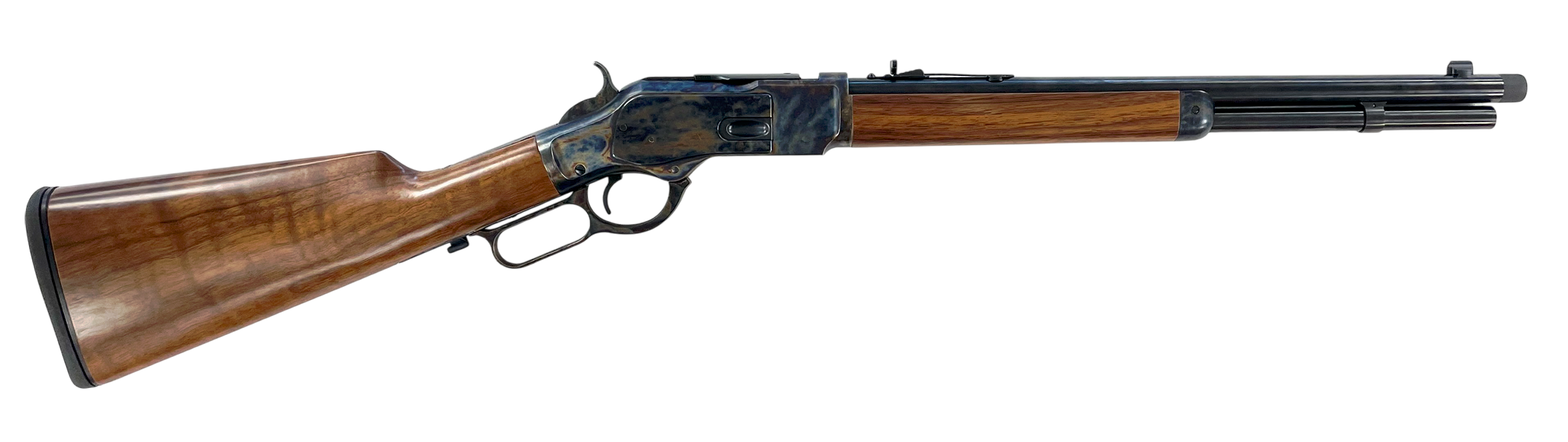 Taylors & Company 240002 1873 TC73 9mm Luger 10+1 18" Blued Threaded Barrel, Color Case Hardened Receiver, Walnut Fixed Stock, Taylor Tuned, Right Hand