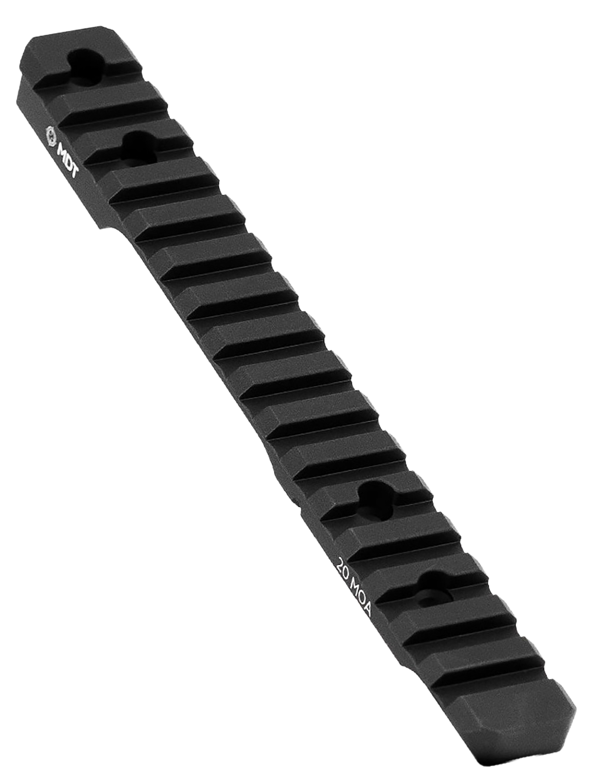 Mdt Sporting Goods Inc 102187BLK Picatinny Scope Rail Black Anodized Aluminum 11" Long, Fits Remington 700 SA, 20 MOA