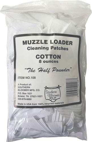 SOUTHERN BLOOMER MUZZLELOADER CLEANING PATCH 225-PACK
