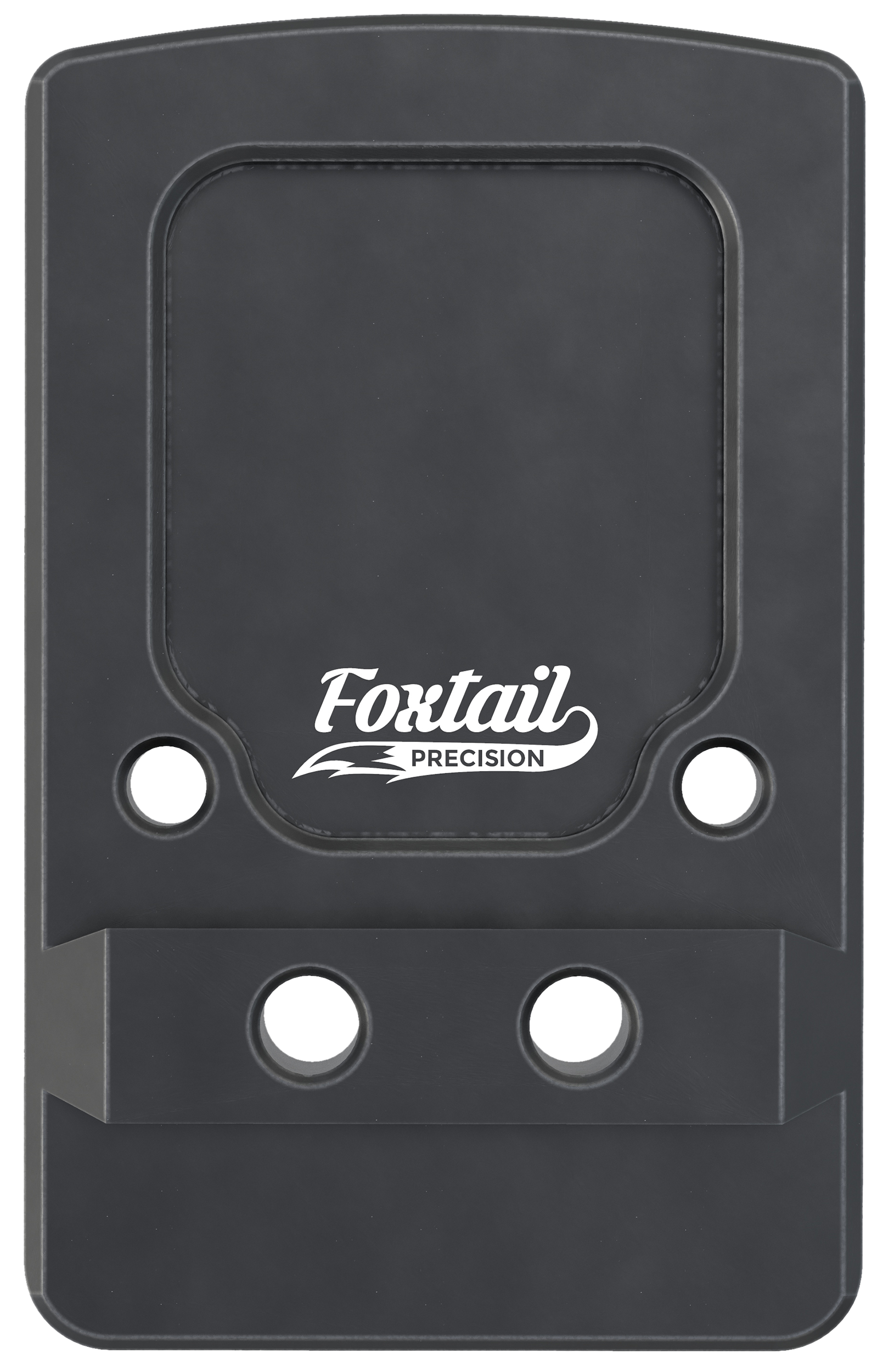 Foxtail Precision 100013 Rear Sight Dovetail Optic Adapter Plate for non MOS Glock  Black Anodized Glock Non MOS