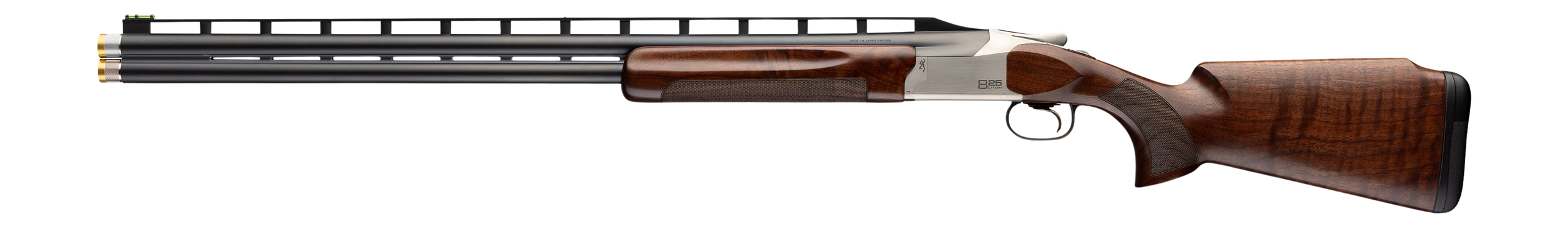 Browning 0183724002 Citori 825 Trap 12 Gauge Break Open 3" 2rd 32" Matte Blued Over/Under Vent Rib Barrel, Silver Nitride Steel Receiver, Fixed Gloss Black Walnut Stock, Left Hand
