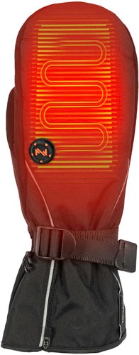 MOBILE WARMING UNISEX STORM HEATED MITTEN BLACK X-LARGE<