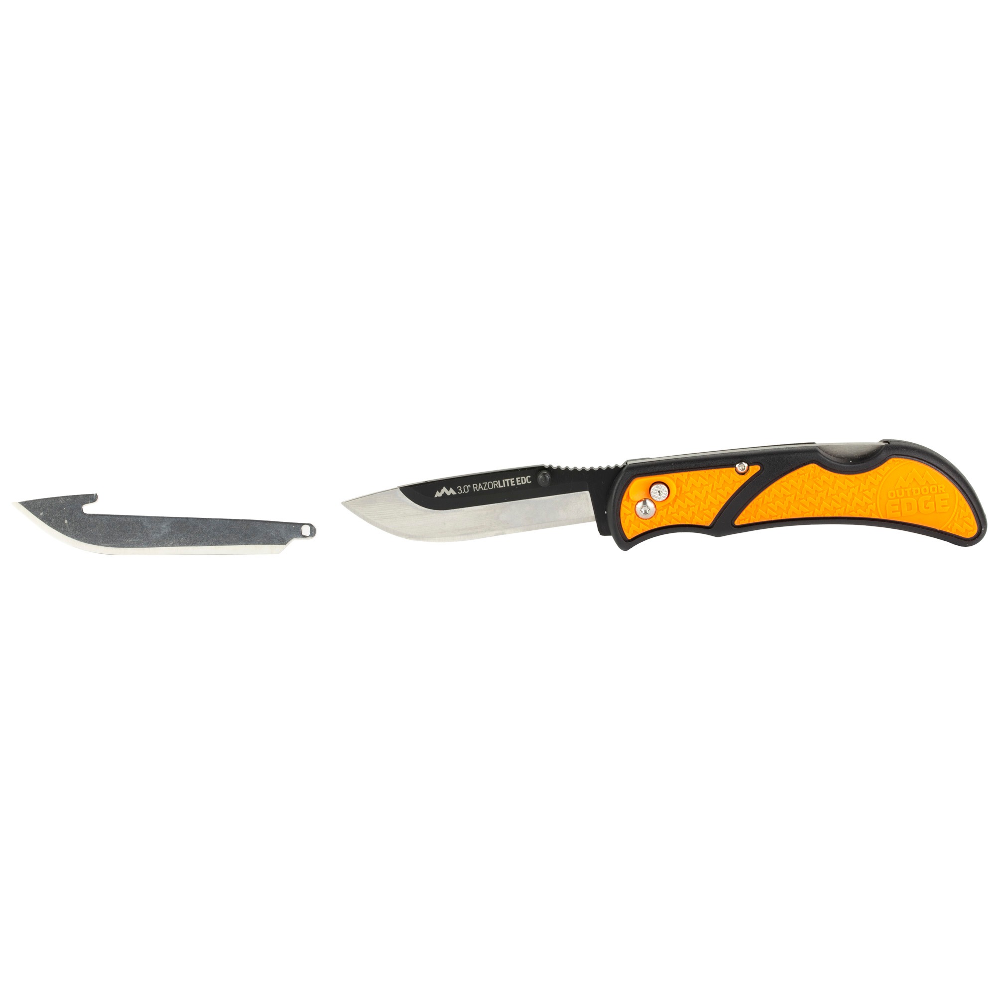 OD EDGE RAZOR-EDC LT 3" 4 BLDS ORG