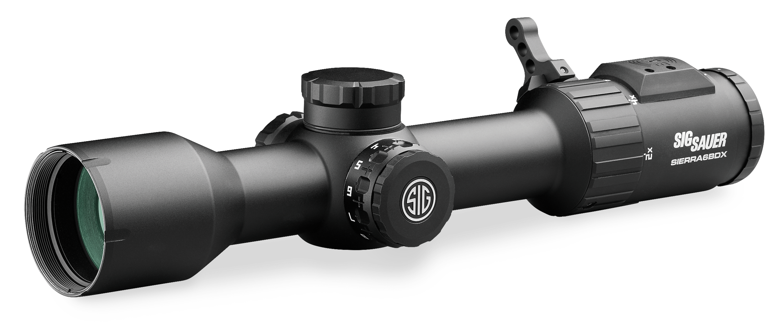 Sig Sauer Electro-Optics SOSBDX621 Sierra6 BDX Black Anodized 2-12x40mm 30mm Tube Illuminated BDX-R2 Reticle