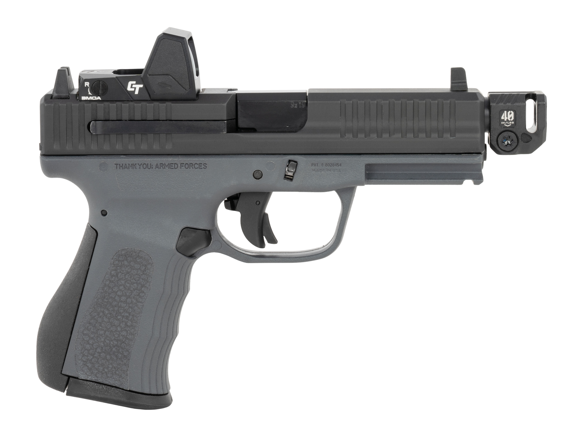 FMK G3 Strike 9mm 4.5" 17rd Dark Gray SI Seeker Red Dot Pistol