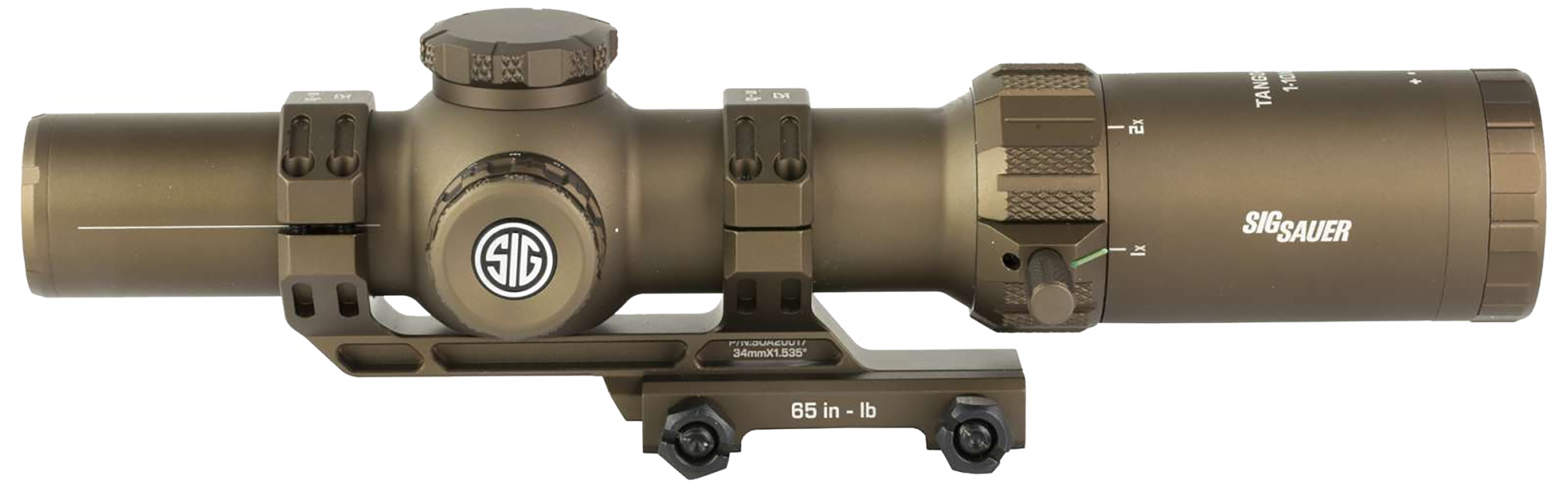 Sig Sauer Electro-Optics SOTM11202 Tango-MSR  Coyote 1-10x26mm 34mm Tube First Focal Plane