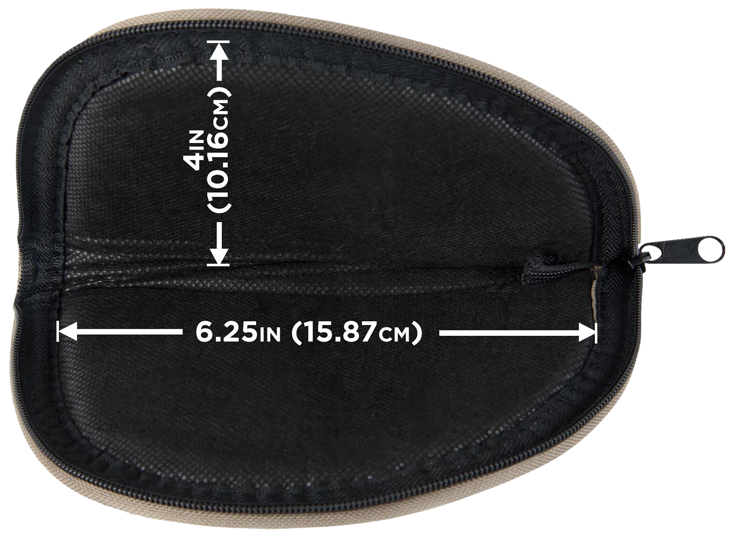 Allen 728 Pistol Case  8" Long Green Earth Tone Holds Handgun Endura