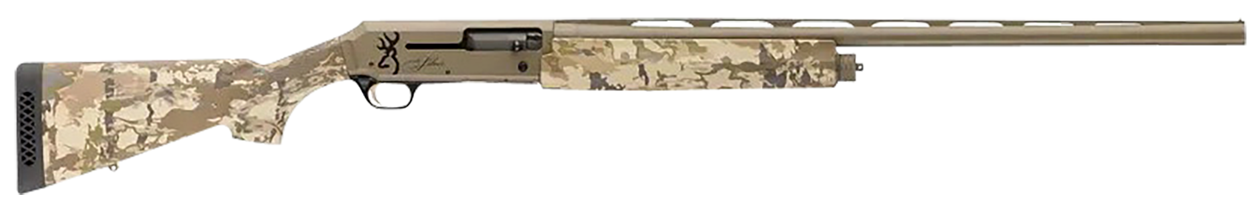 Browning 011438205 Silver Field 12 Gauge 3.5" 4+1 (2.75") 26", FDE Barrel/Rec, AURIC Camo Synthetic Stock With Textured Gripping Surface
