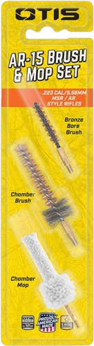 OTIS AR-15 CHAMBER BRUSH & MOP SET 8-32 THREADS