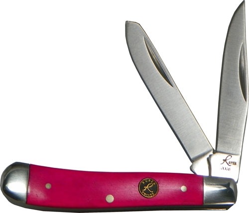 ABKT ROPER SERIES PINK SKY PEANUT 2-BLADE PINK BONE HNDLS