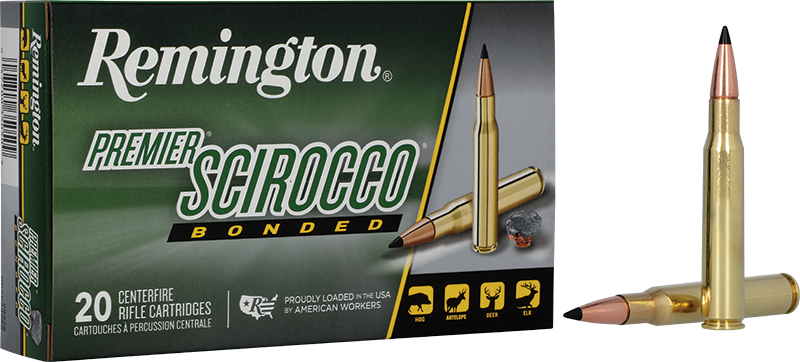 Remington Ammunition 29316 Premier Scirocco Bonded 7mmRemMag 150gr Swift Scirocco Bonded 20 Per Box/10 Case