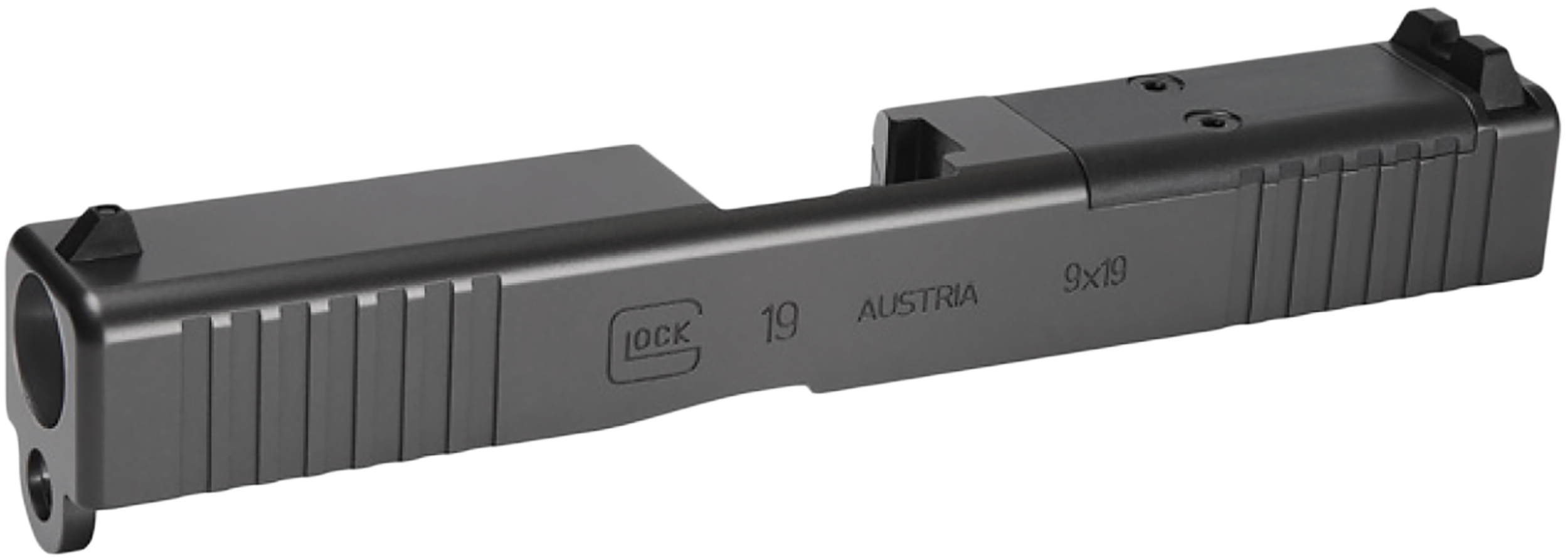 Glock 79008 Spare Slide Fits Glock 19 Gen3 Black Matte Optic Ready Slide