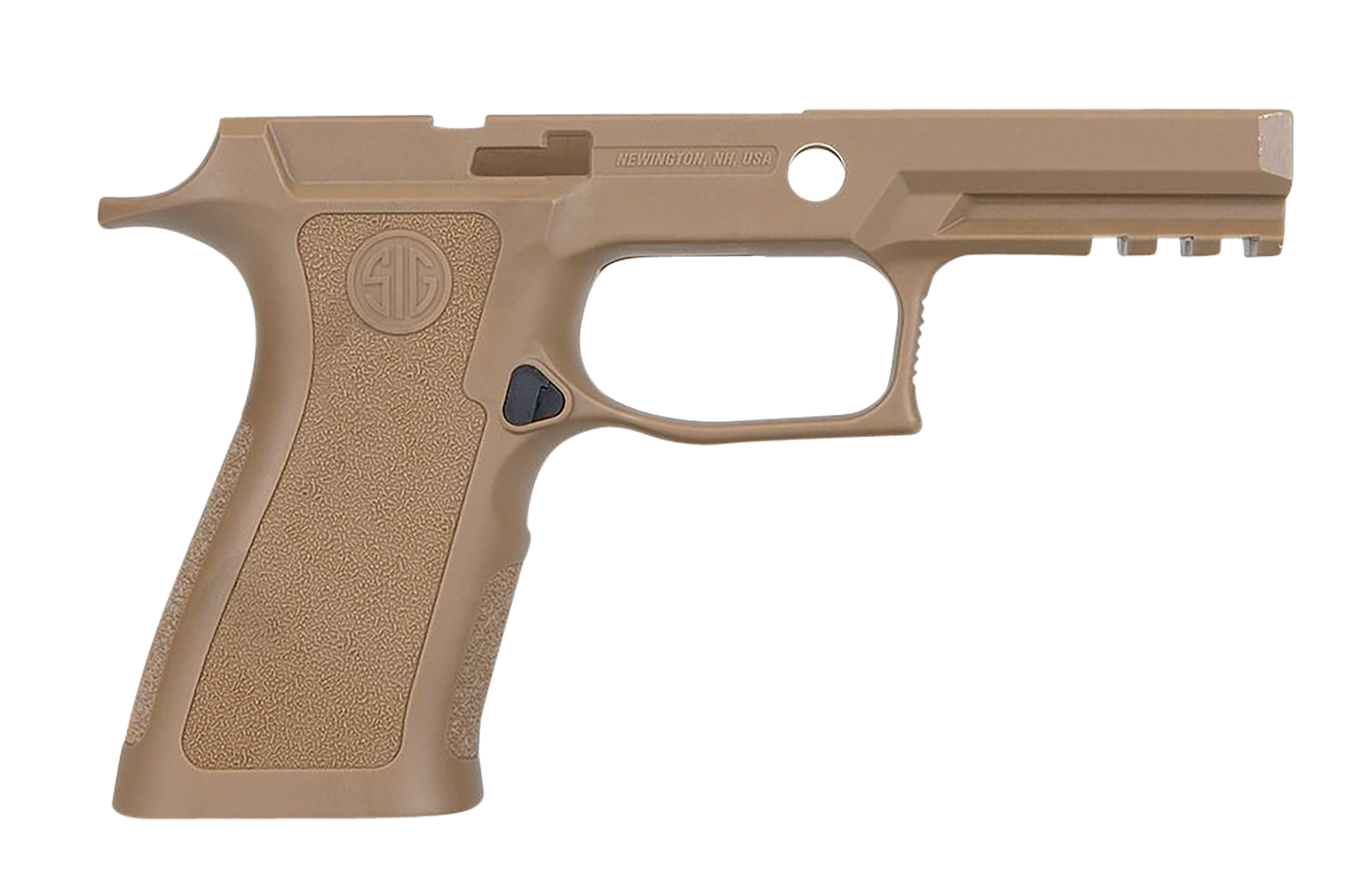 Sig Sauer GRIPMODXCA943MCOY P320 Grip Module X-Series Carry (Medium Size Module), 9mm Luger/40 S&W/357 Sig, Coyote Polymer, Fits Sig P320 (3.90" & 4.70")