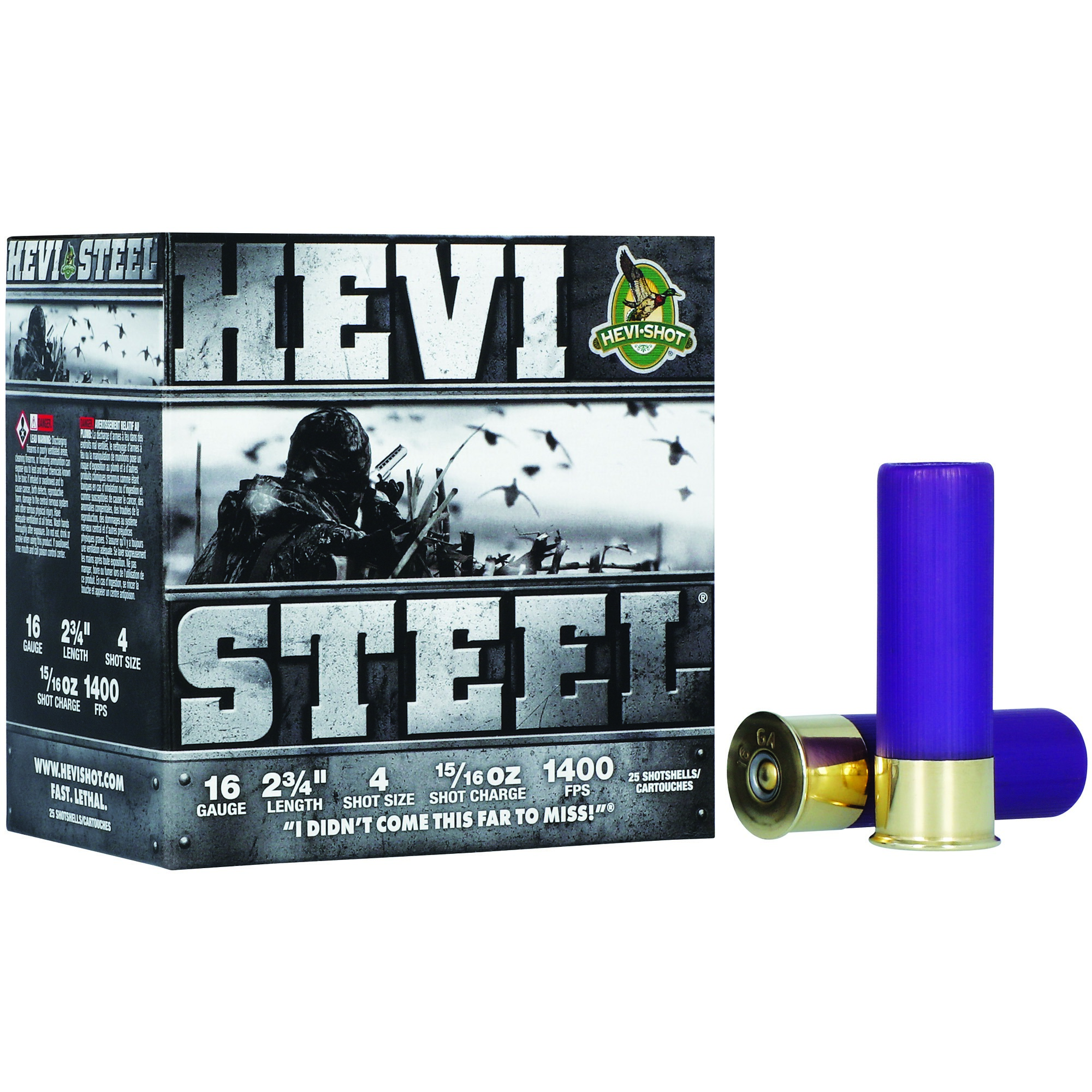 HEVI-STEEL 16GA 2.75" 15/16OZ #4