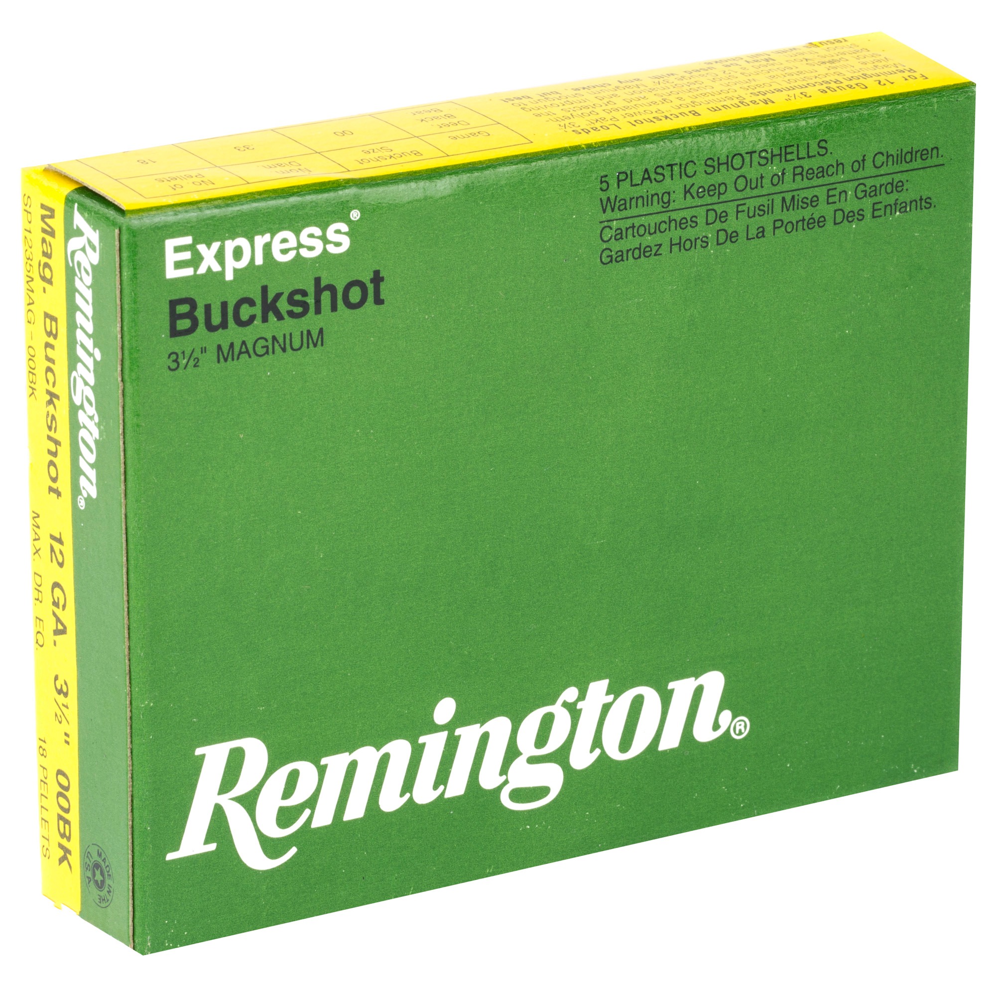 REM EXP MAG 12GA 3.5" 00 BCK 5/250