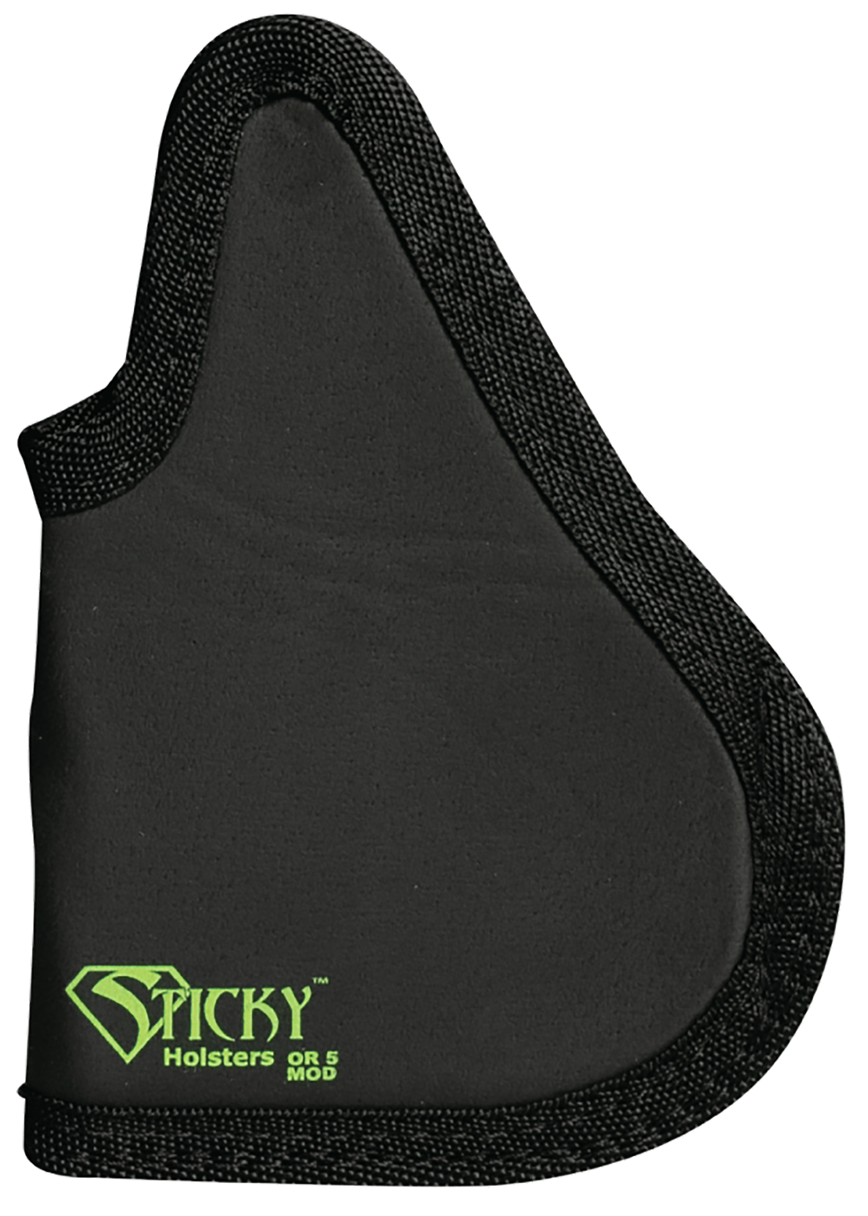 Sticky Holsters OR5MOD OR-5 Modified Black Cordura/Foam, Compatible w/Sig P365, Springfield Hellcat, Glock 42, Springfield XDS, Ambidextrous