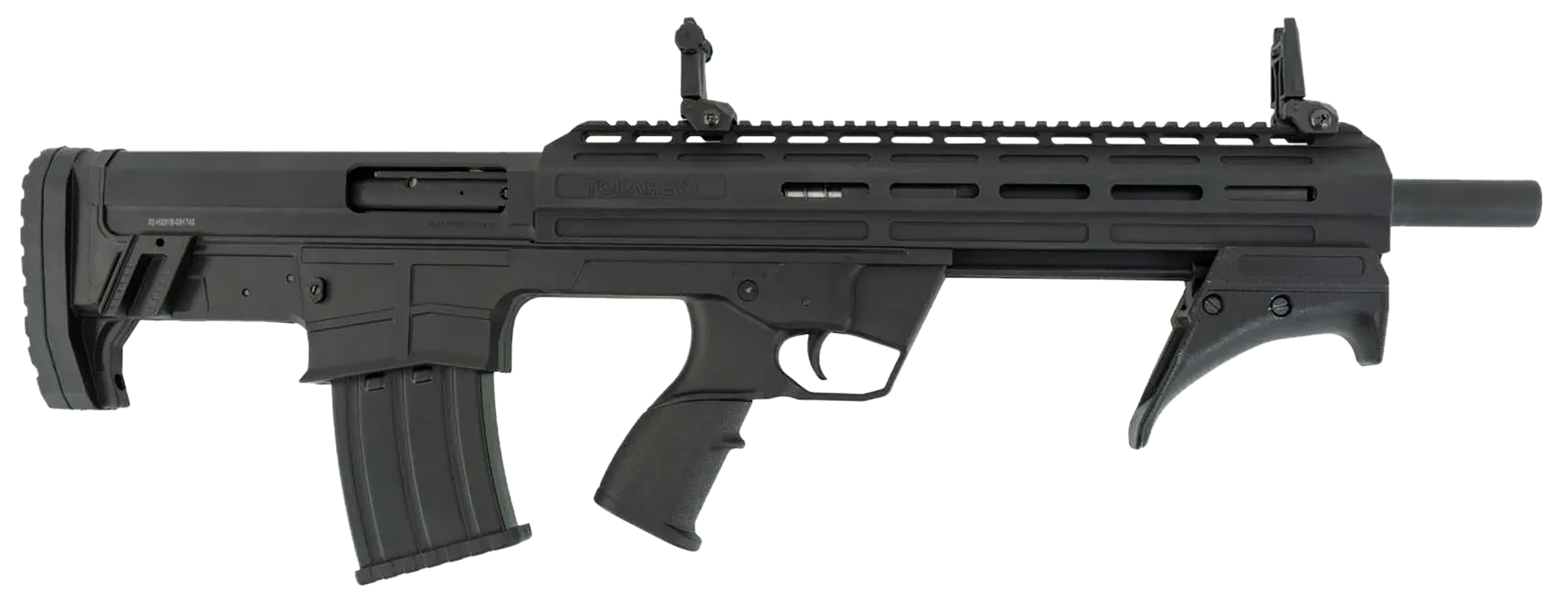Tokarev USA 21000418 BullPup  12 Gauge Pump 3" 5+1 18.50" Black Steel Barrel, Black Anodized Picatinny Rail Aluminum Receiver, Picatinny Handguard, Bullpup Synthetic Stock, Angled Grip