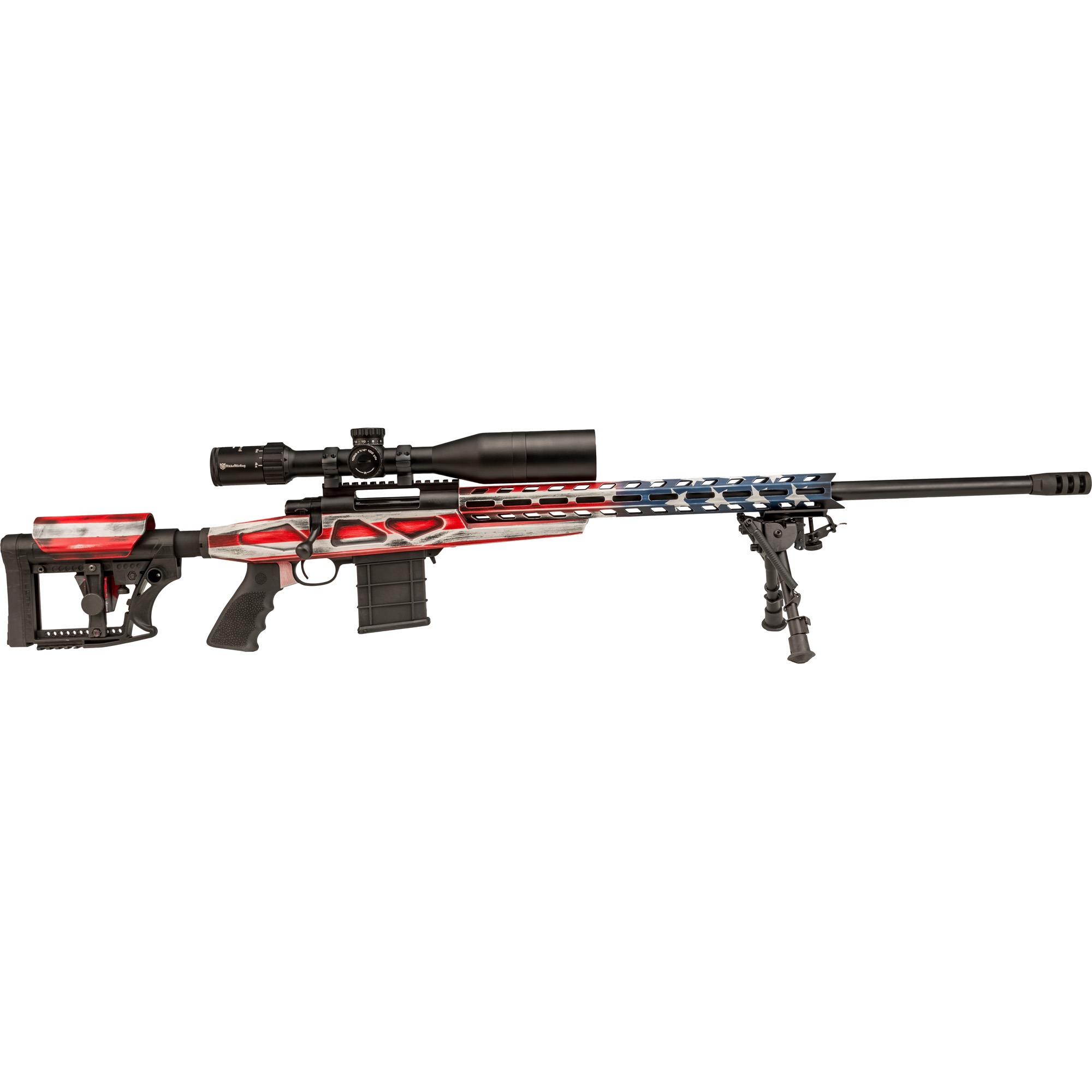 Howa 1500 APC Chassis 25 Creedmoor 24" 10rd American Flag Rifle