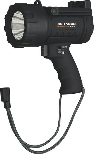 BROWNING HIGH NOON LED SPOTLT 850 LUMENS RECHARGEABLE BLACK