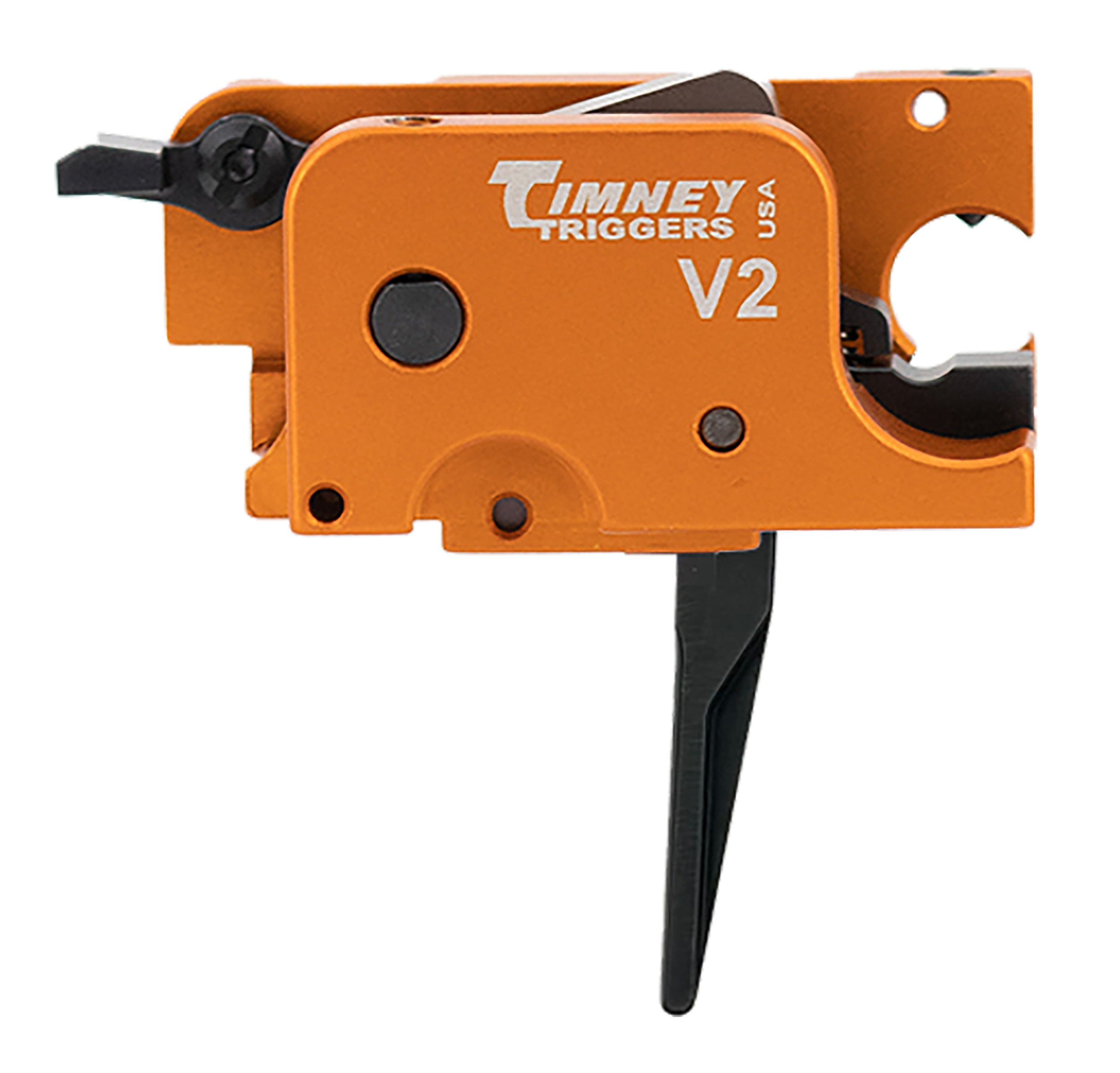 Timney Triggers SCORPIONST  V2 9mm Orange/Black Straight Fits CZ Scorpion