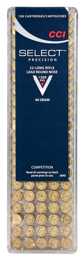 CCI 22LR SLCT PREC 40GR LRN 50PK