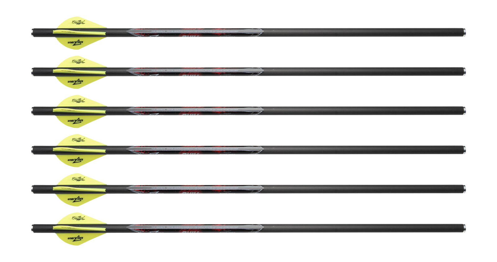 EXCALIBUR 22QV16-6    QUILL 16.5" CARBON 6PK