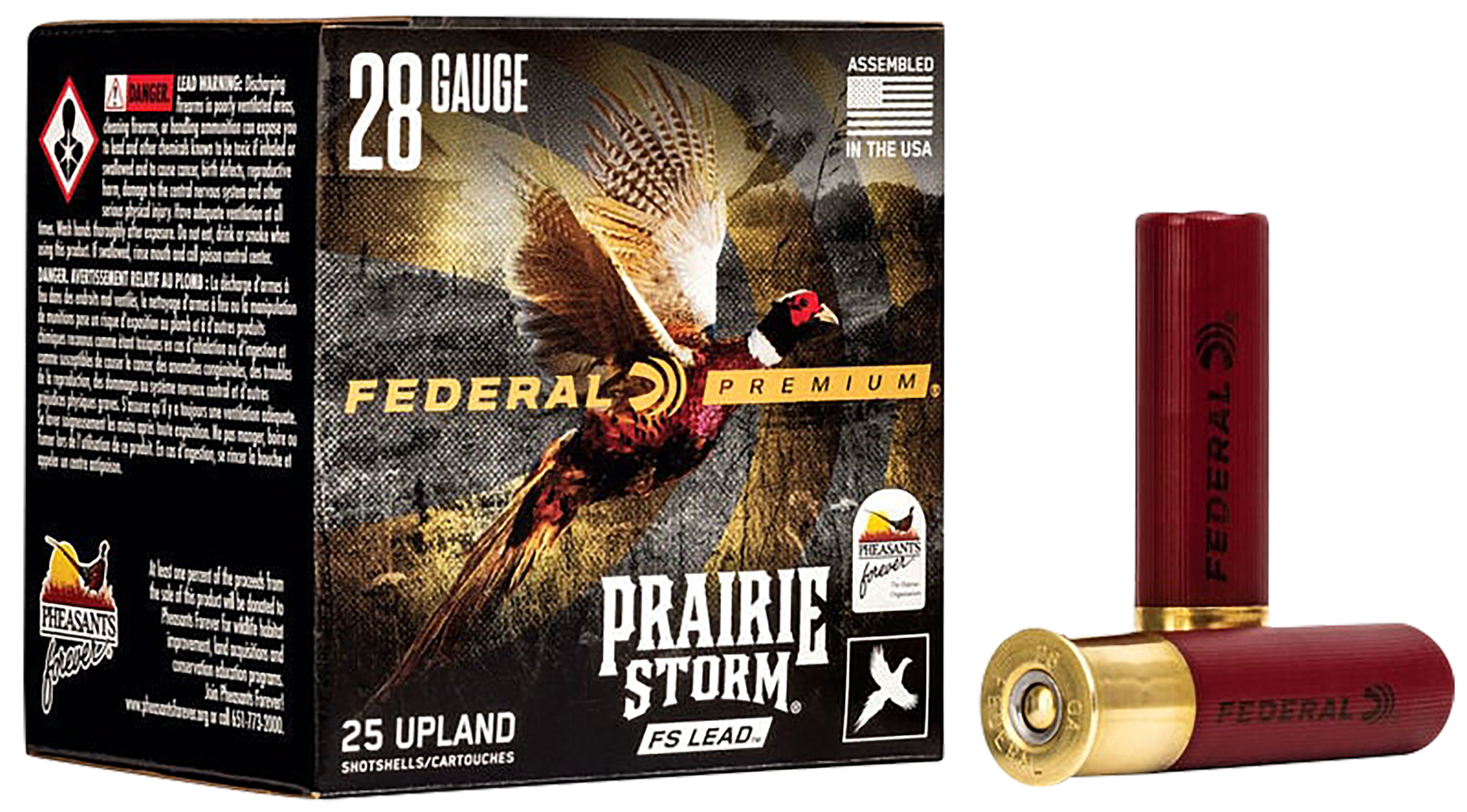 Federal PFX285FS6 Premium Prairie Storm FS 28Gauge 3" 7/8oz 6Shot 25 Per Box/10 Case