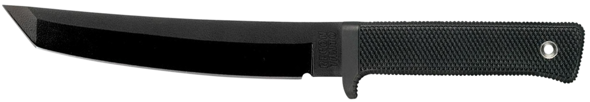 Cold Steel CS49LRT Recon  7" Fixed Tanto Plain Black Tuff-Ex Finish SK-5 Steel Blade/Black Kray-Ex Handle Includes Sheath