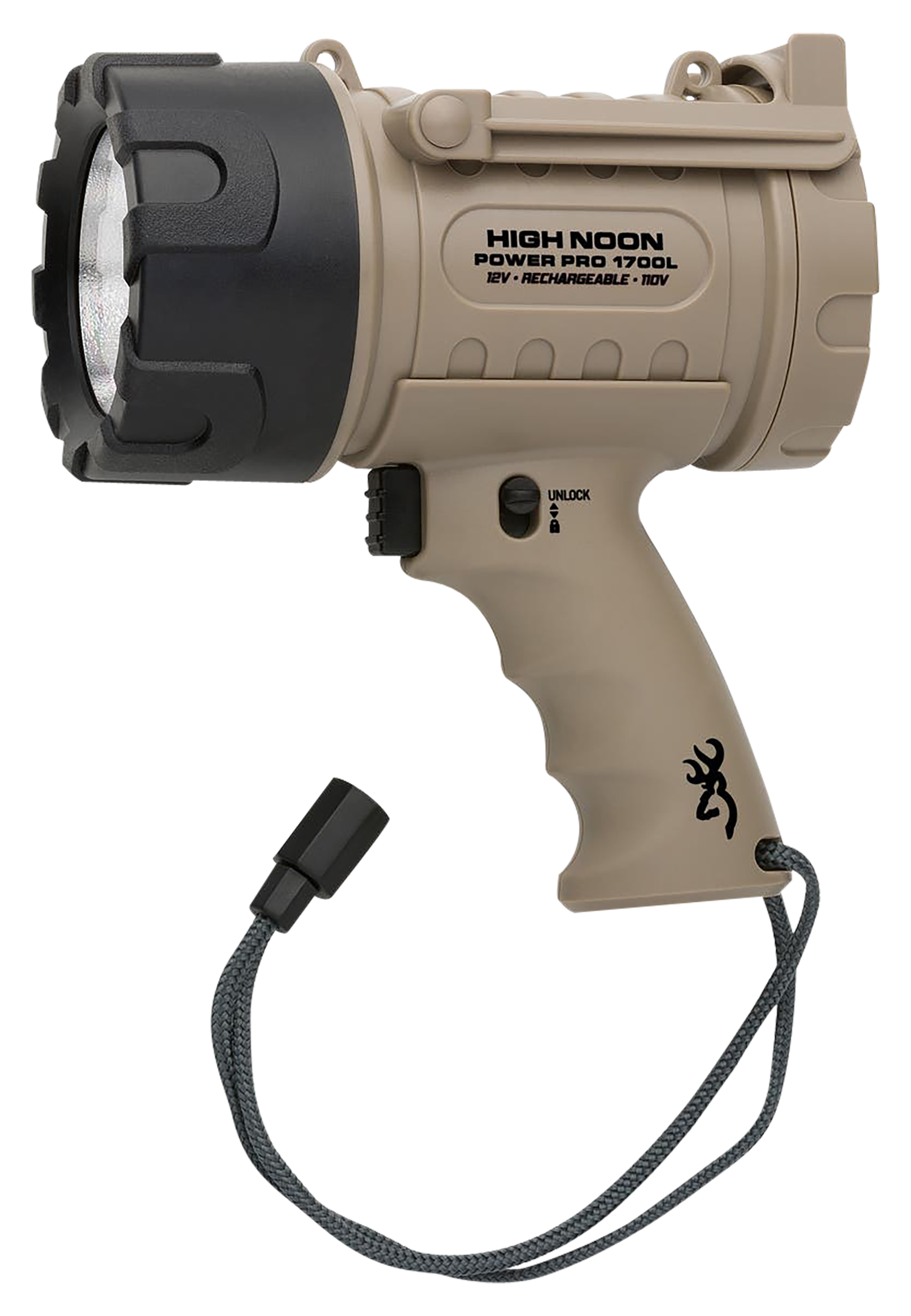 Browning 3717805 High Noon Power Pro Tan 100-1700 Lumens White LED Polymer