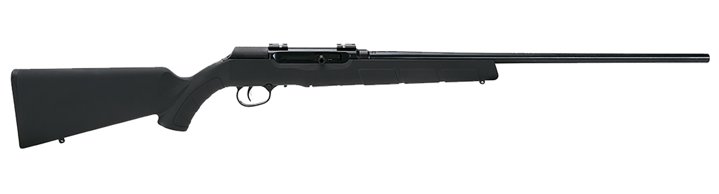 Savage Arms 47200 A22 Target Sporter Full Size 22 LR 10+1 22" High Luster Button Rifled Barrel, High Luster Drilled & Tapped Carbon Steel Receiver, Matte Black Fixed Synthetic Stock, Right Hand