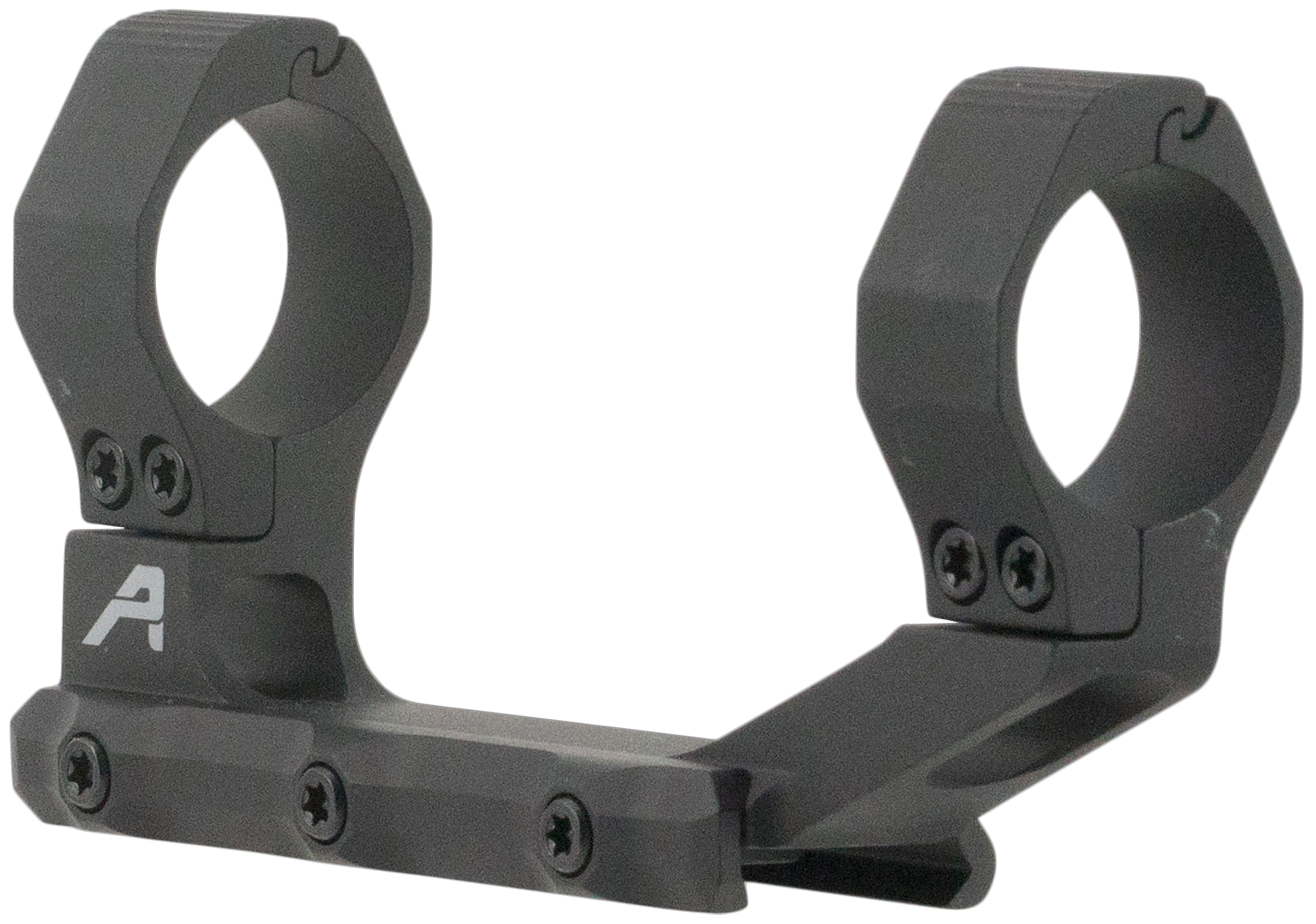 Aero Precision APRA210100 Ultralight Scope Mount/Ring Combo Black Anodized Aluminum, 1" Tube Fits AR-15, 1913 Picatinny Rail Mount