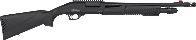 IVER JOHNSON PUMP 12GA 3" 18" MUZZLE BRAKE BLUED SYNTHETIC