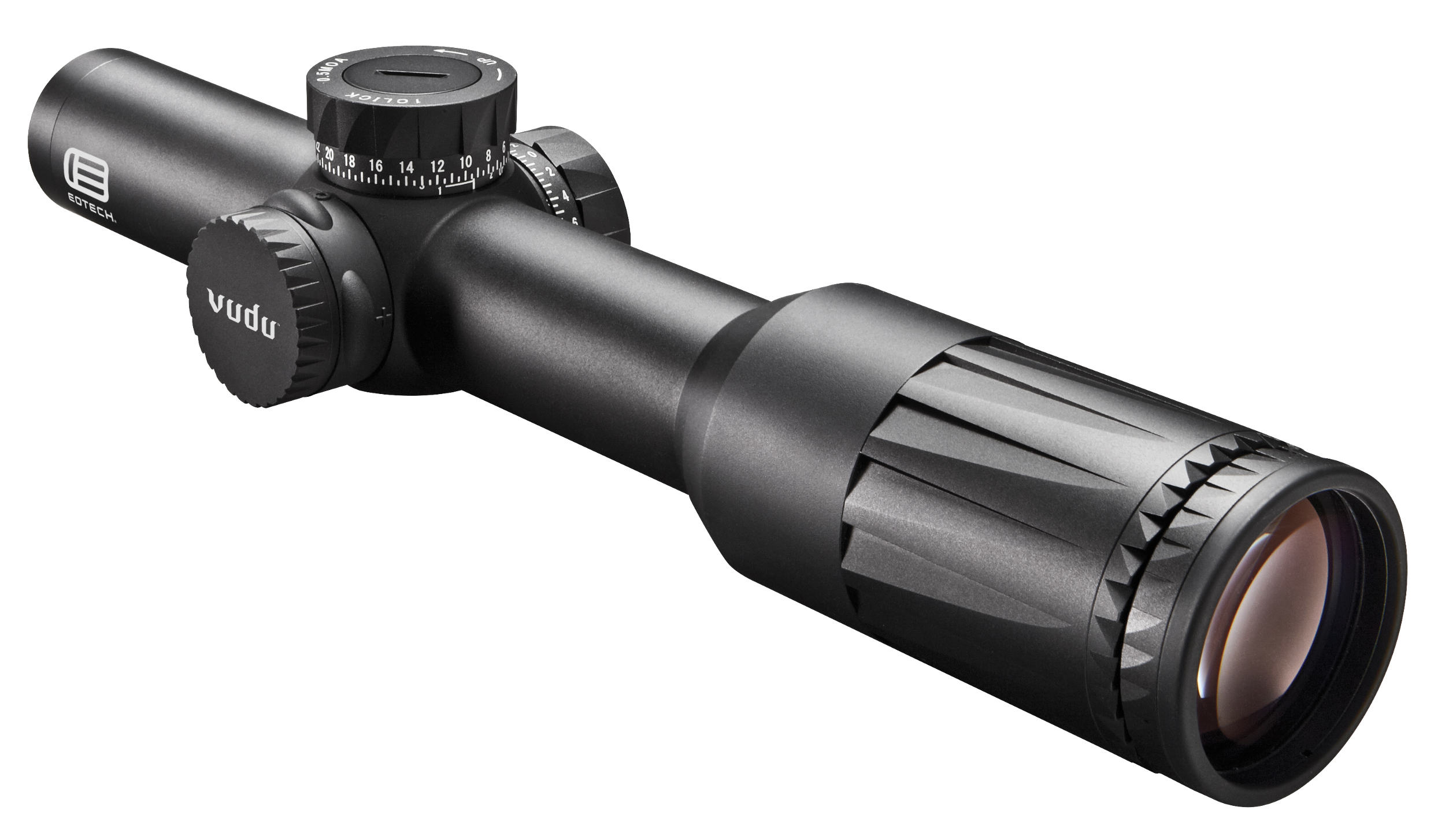 Eotech VDU16FFSR1 Vudu  Black Hardcoat Anodized 1-6x24mm 30mm Tube Illuminated SR1 MRAD Reticle