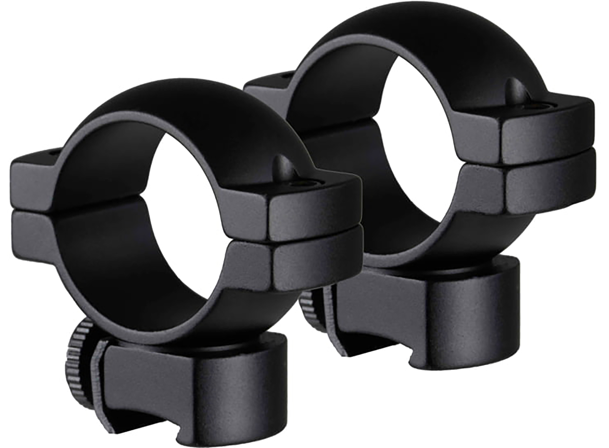 TruGlo TGTG8960B2 Lightweight Scope Rings Matte Black 1" Medium 2 Screws (1 Per Side)