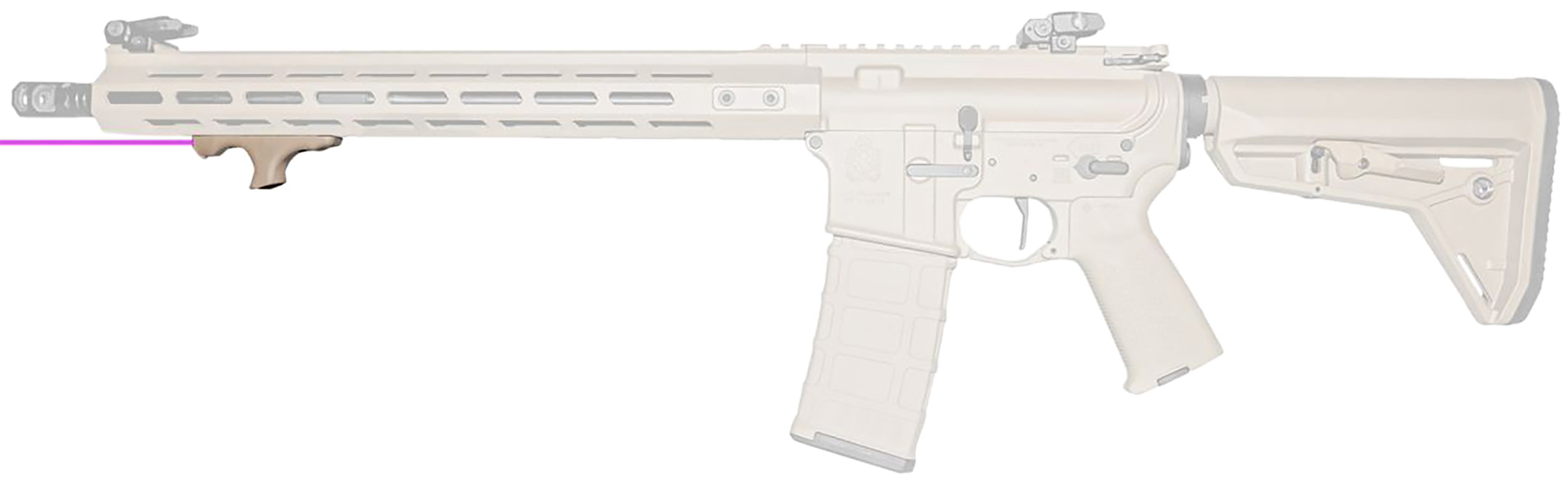 Viridian 9120062 HS1 AR Hand Stop Infrared Laser with Picatinny Rail Adapter HS Series Flat Dark Earth