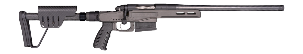 Bergara Rifles BPR36-25CM Premier MgMicro Lite 25 Creedmoor 5+1 18" Carbon Fiber CURE Threaded Barrel, Titanium Cerakote Arca Rail Forend, Adj Carbon Fiber Cheekrest Folding Buttstock w/M-LOK, Carbon