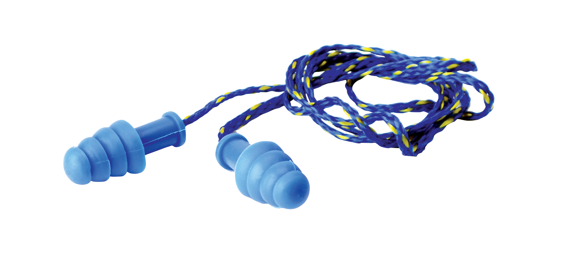 Walker's GWPTPRCORDBL Corded Rubber Ear Plugs 27 dB In The Ear Blue Adult