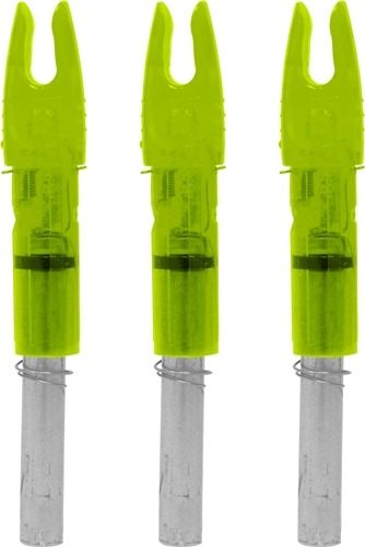 LUMENOK LIGHTED NOCK SIGNATURE SERIES GREEN 3PK