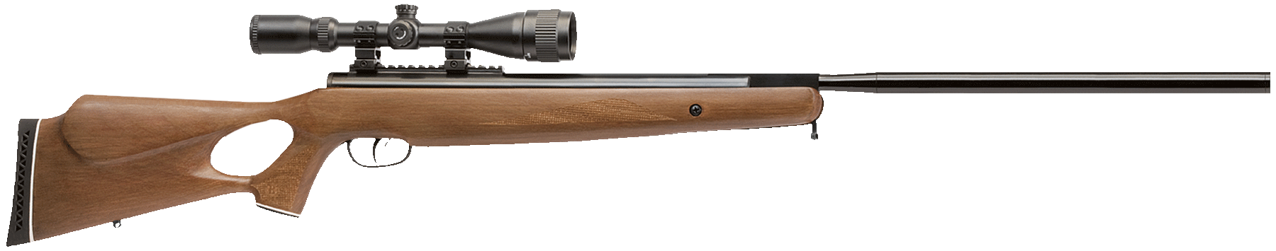Benjamin BT1122WNP Trail XL Nitrogen Piston 22 Pellet 1rd Black Hardwood Fixed Thumbhole Stock 3-9x40mm
