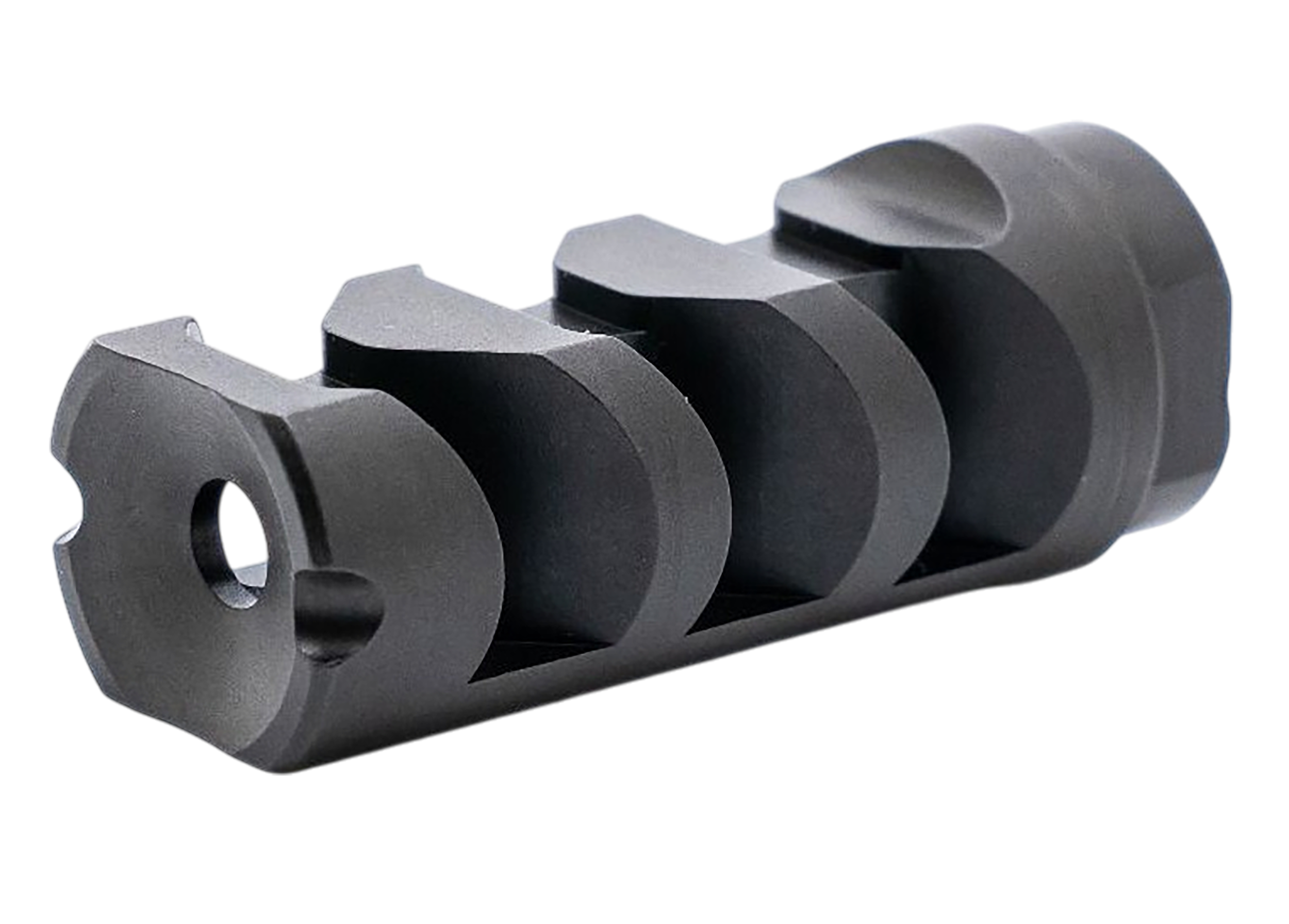 Armaspec ARM191-BLK Muzzle Brake Fireball Black Nitride 1/2"x28 Threads 223/5.56