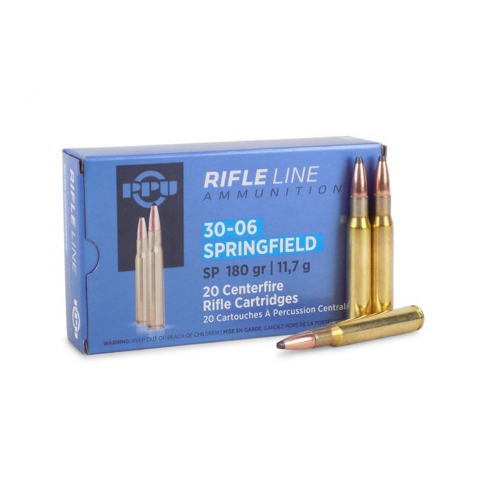 PPU 30-06 SPFLD 180GR SP 20RD BOX 10 BOXES PER CASE