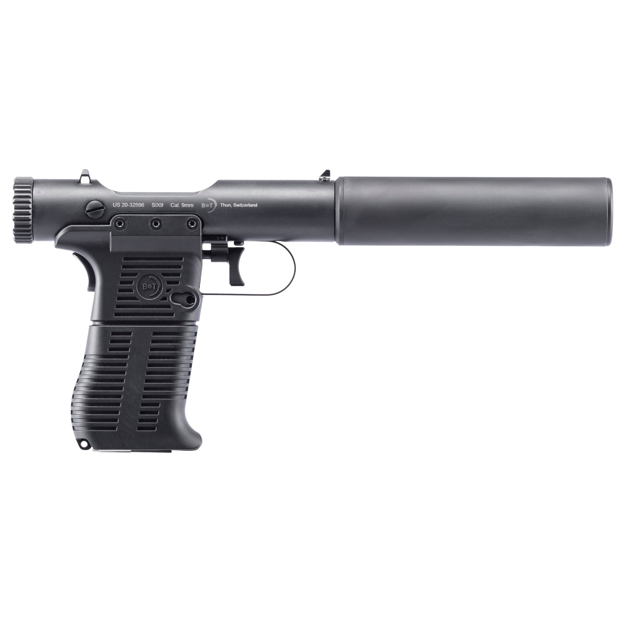 B&T STATION SIX 9MM 5" 9RD BLK
